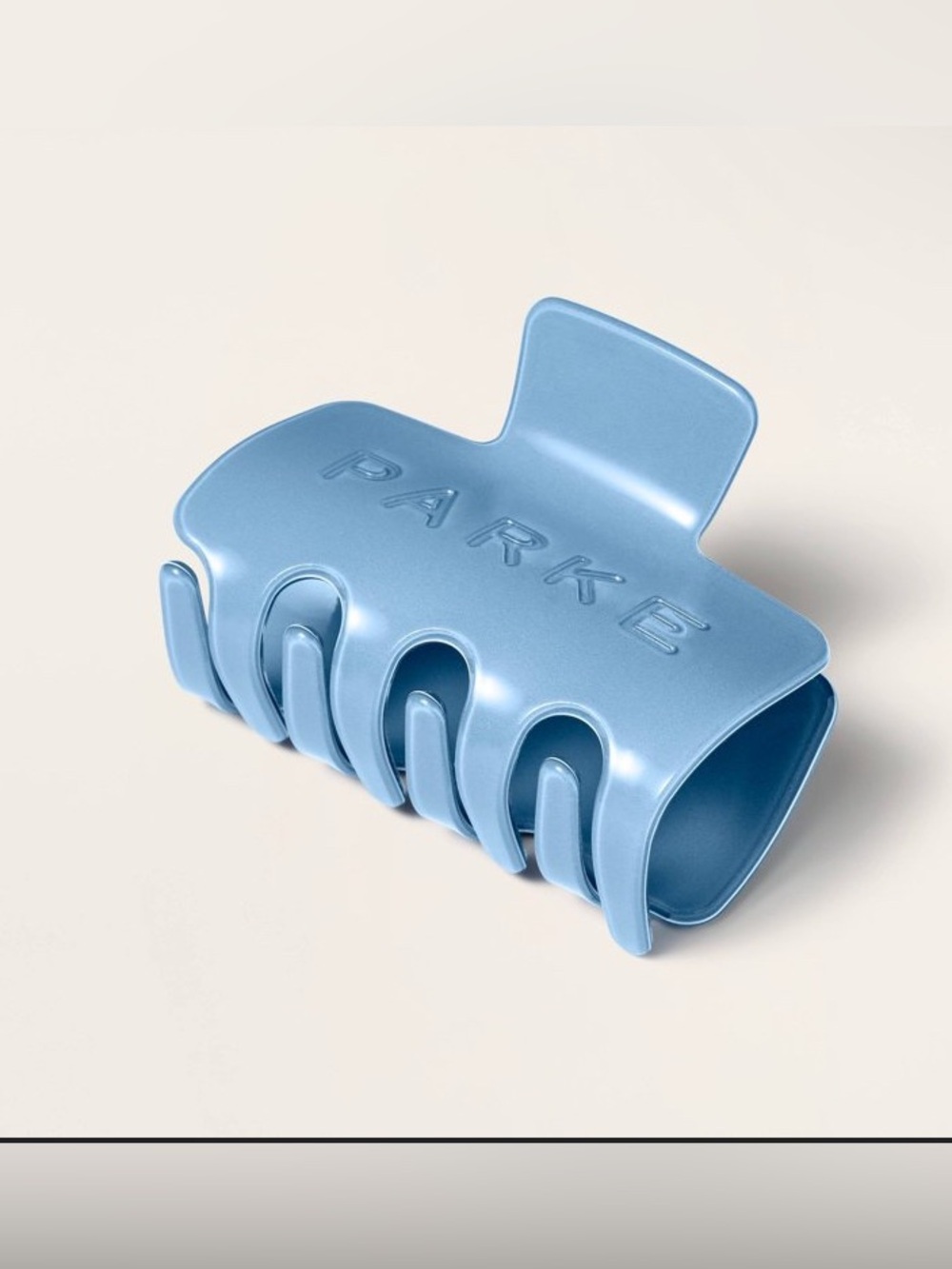 PARKE Light Blue Hair Claw Clip - Oversized Grip
